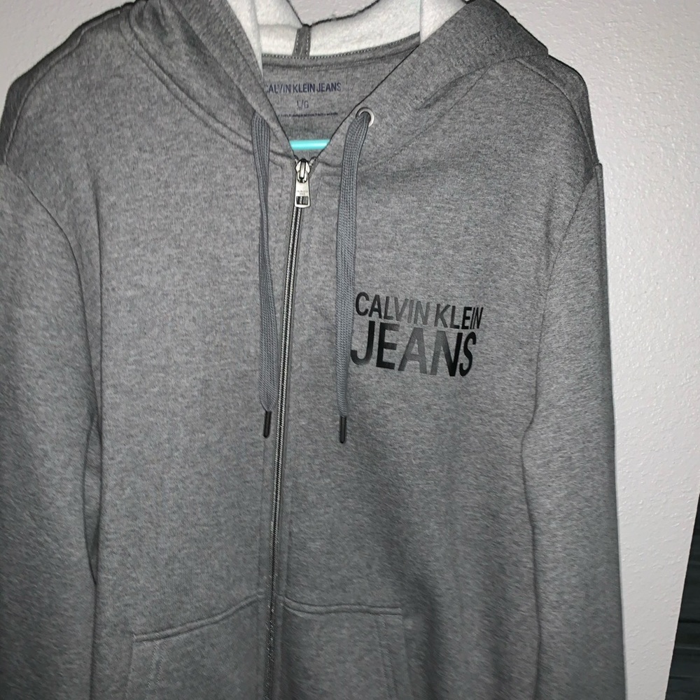 Mens Calvin Klein Jeans zip up hoodie